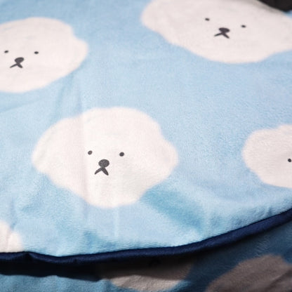 Cloudy Pup Bed – Soft Plush Round Dog Bed