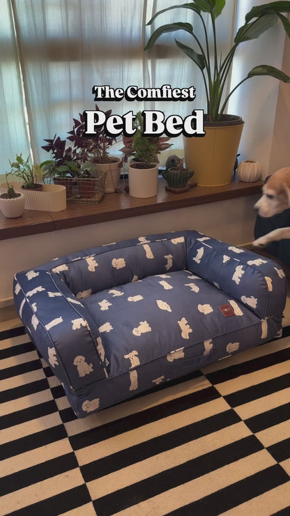 Luxe Lounge Sofa Bed – Plush Rectangular Dog Sofa